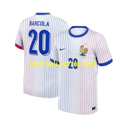 Frankrijk Bradley Barcola 20 Uit Shirt 2024